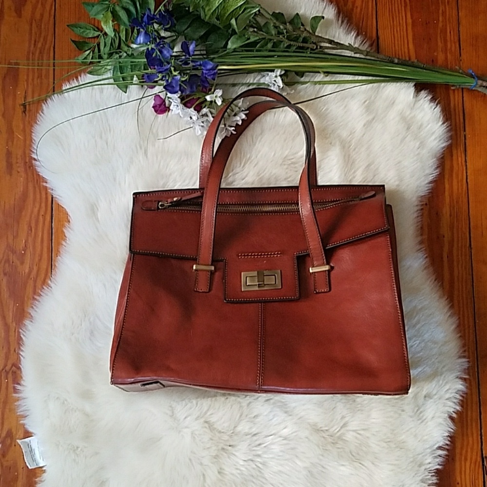 NEW genuine leather messenger bag